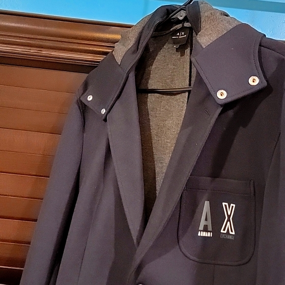 Mens armani exchange blazer navy - Picture 4 of 4